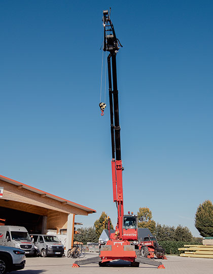 Unser Autokran Manitou